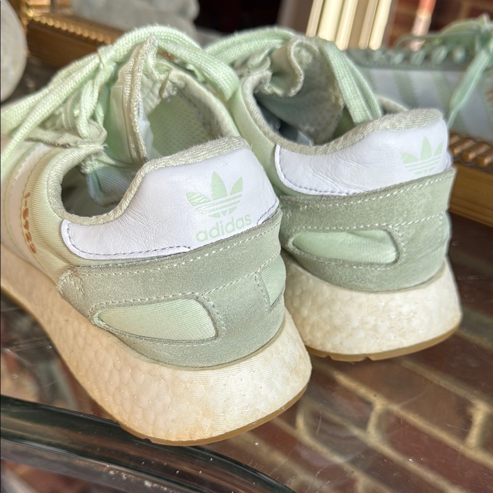 Adidas Women's Mint Green Sneakers - Picture 5 of 6